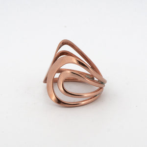 Copper Wire Ring - Style 4 UrbanroseNYC